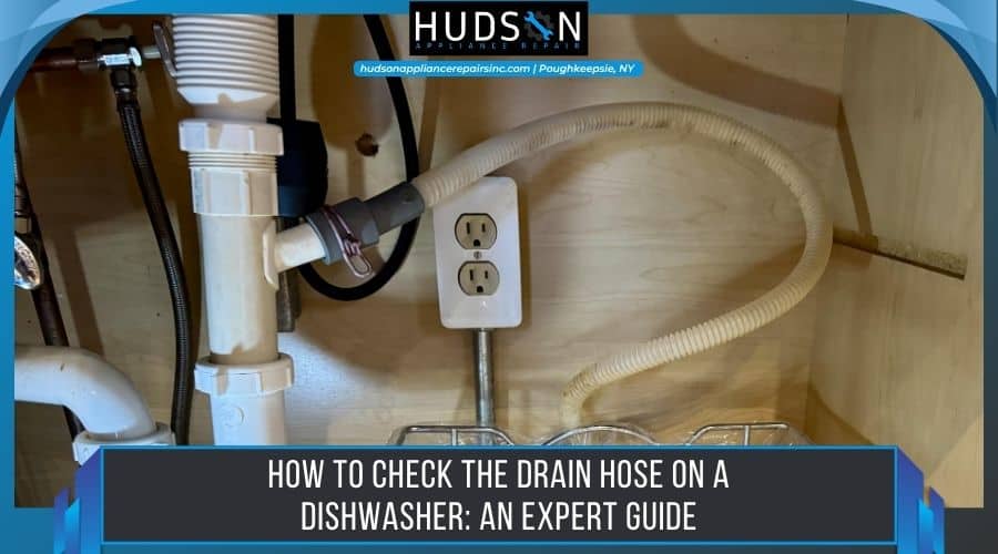 basic dishwasher drain hose under the sink