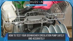 A person looking frustrated at a rack of dirty dishes inside an open dishwasher after a wash cycle.