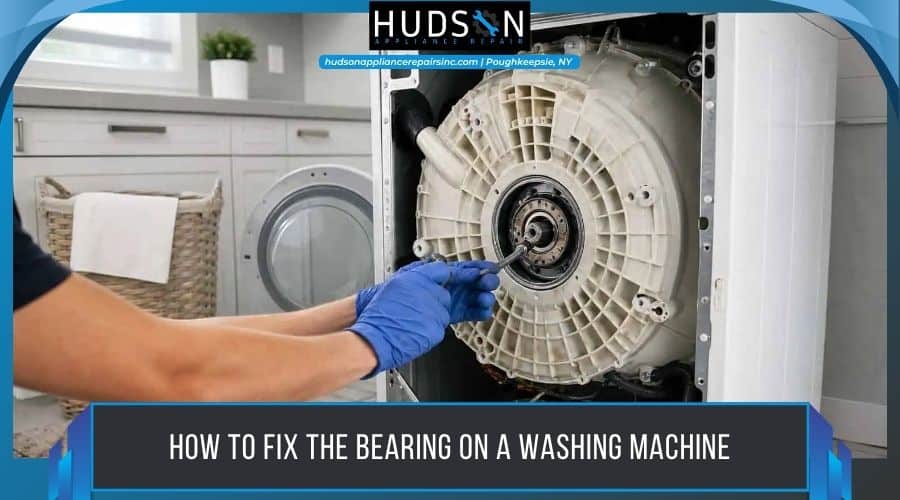 replacing a washing machine bearing